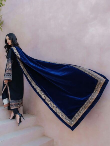 Velvet Shawl Design 4