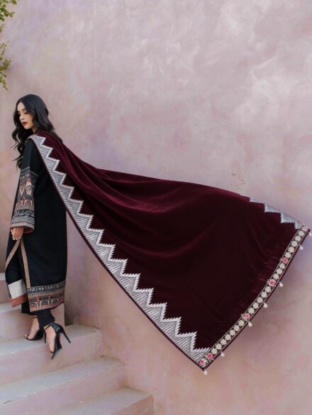 Velvet Shawl Design 2