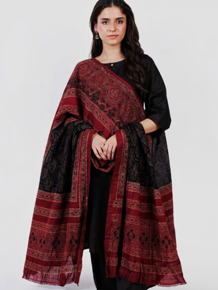 Ajrak dupatta AJDUP060