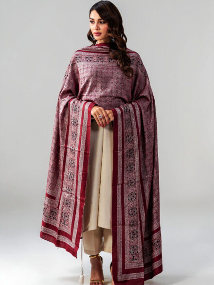 Pure korean charmeuse silk shawl AJDUP055