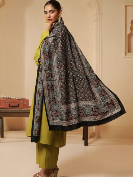 Pure korean charmuse silk shawl AJDUP027