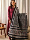 Pure korean charmeuse silk shawl AJDUP023
