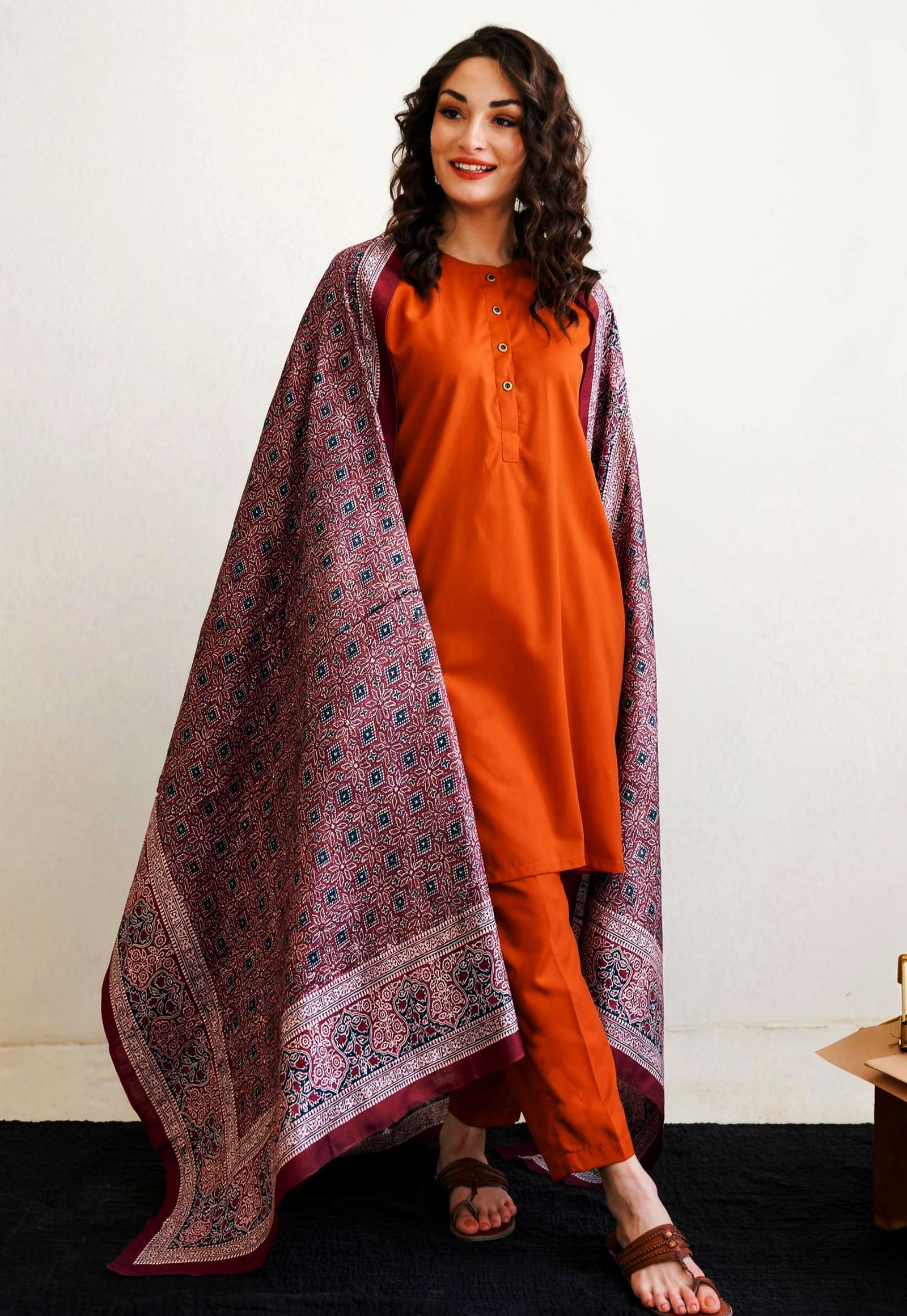 Pure korean charmeuse silk shawl AJDUP09