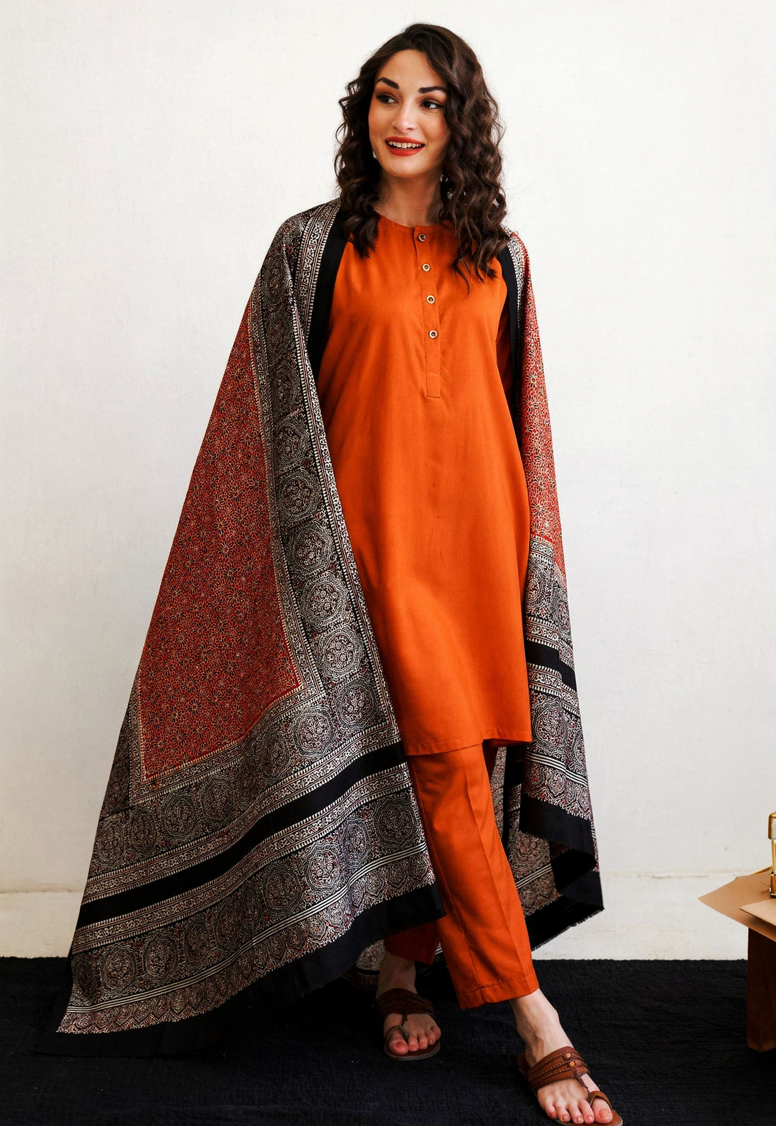 Pure korean charmeuse silk shawl AJDUP08