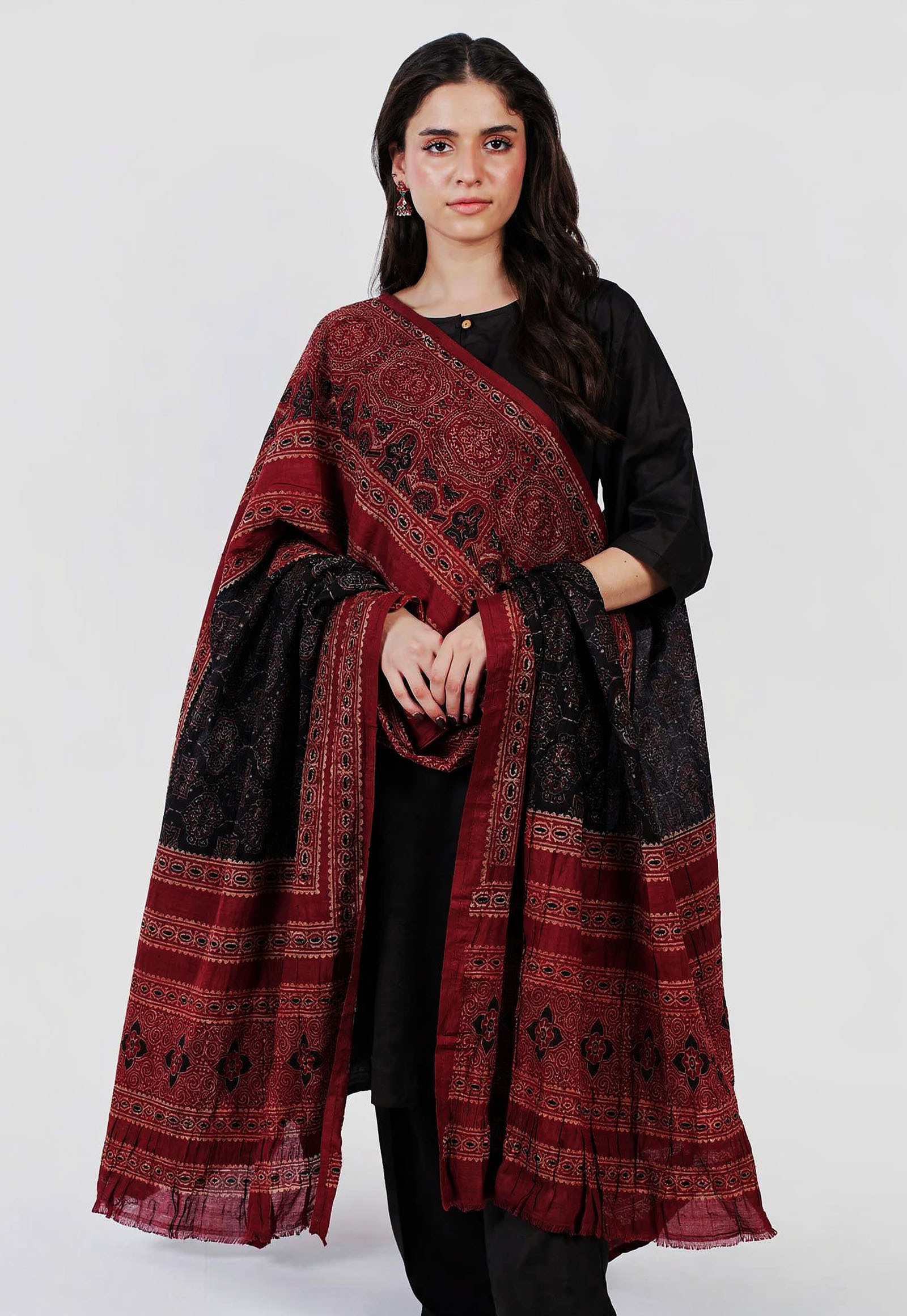 Ajrak dupatta AJDUP060