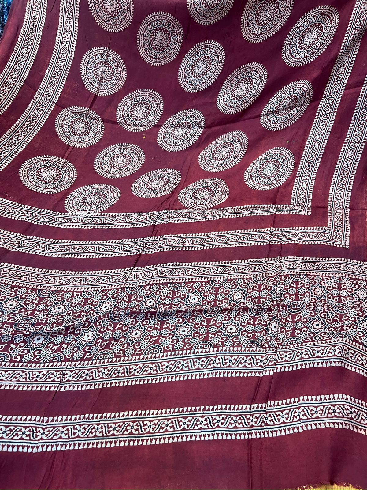 Pure korean charmeuse silk shawl AJDUP050 - Image 2