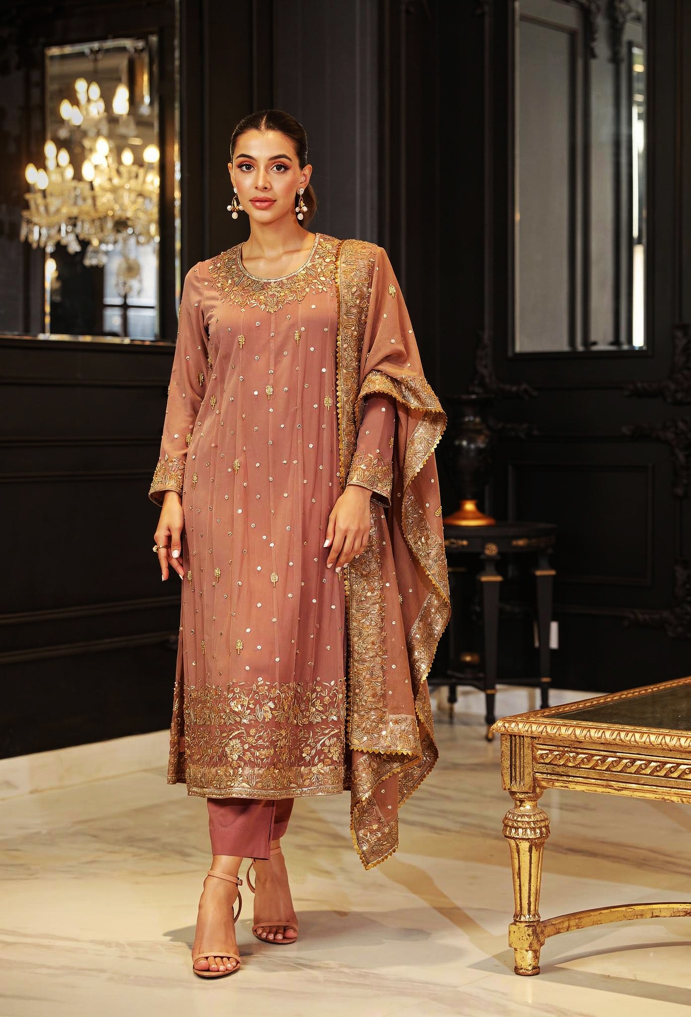 Soft Dusty Rose 3 Piece Suit – SC-130 Summer Couture 2026