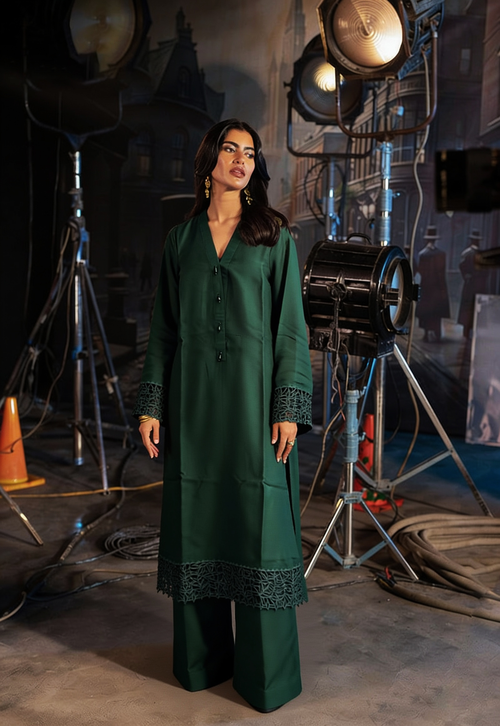 Deep Emerald Green 3 Piece Suit – SC-133 Summer Couture 2026