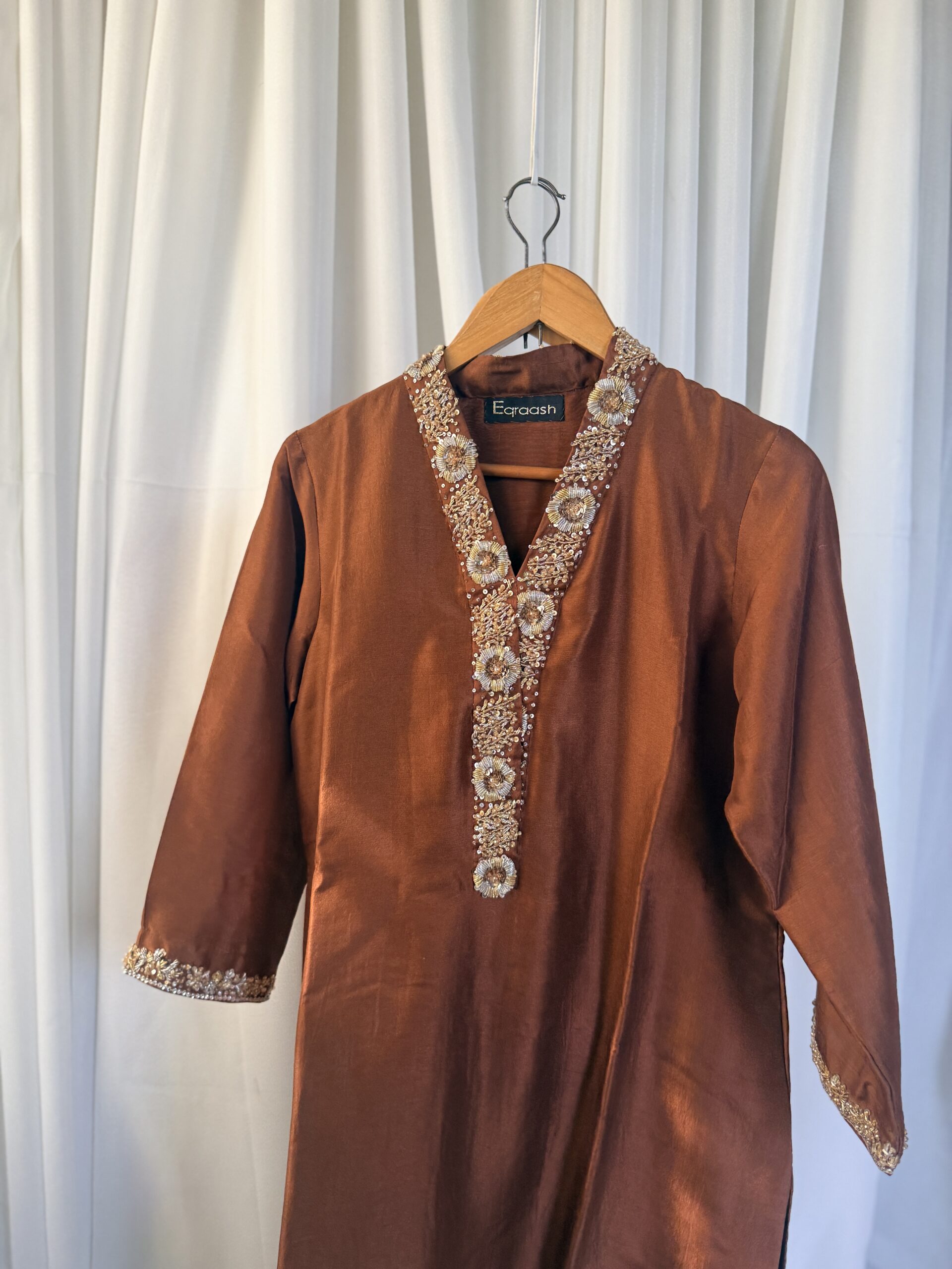 Coffee Brown 3 Piece Suit – SC-122 Summer Couture 2026 - Image 3