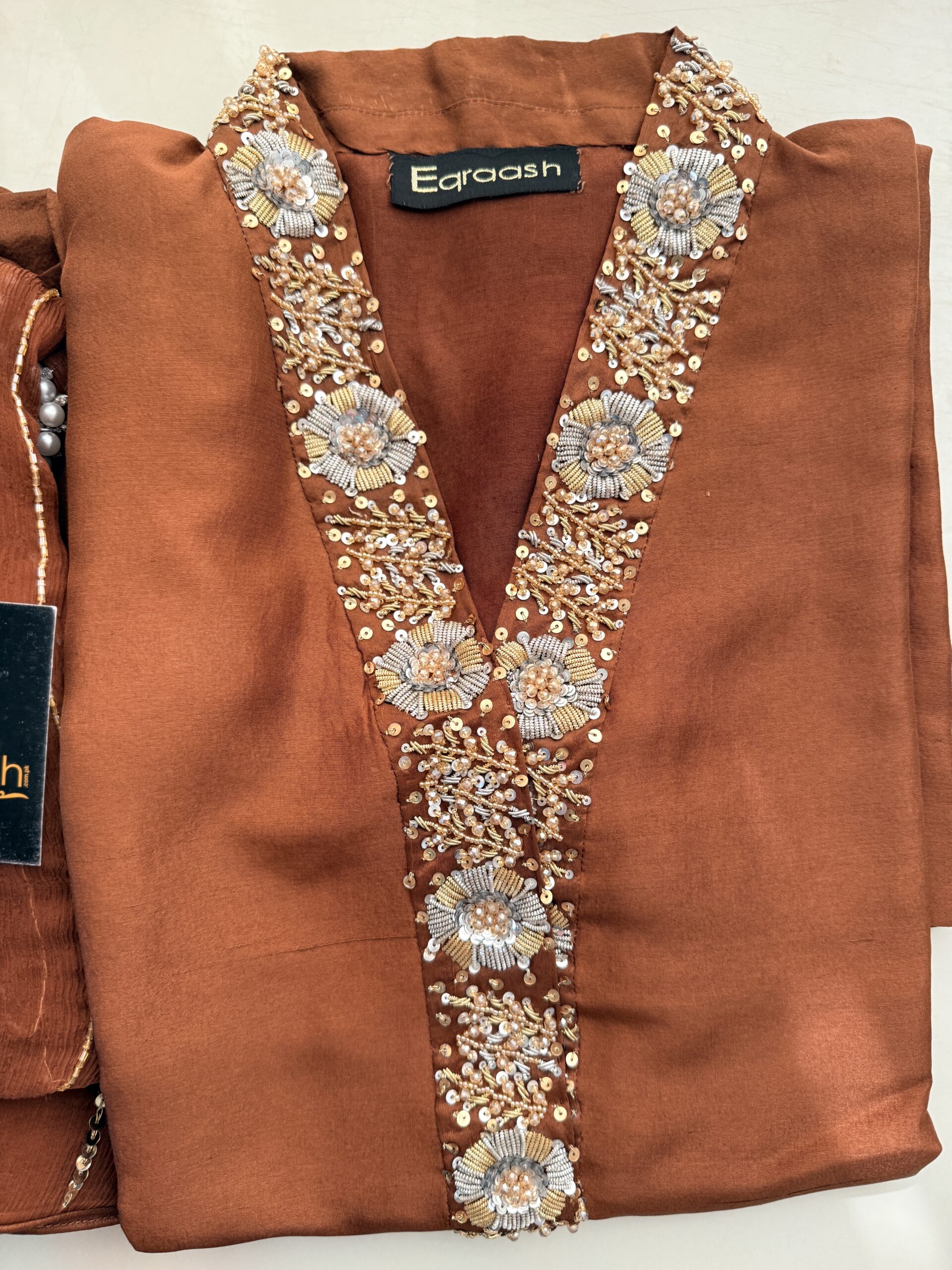 Coffee Brown 3 Piece Suit – SC-122 Summer Couture 2026 - Image 2