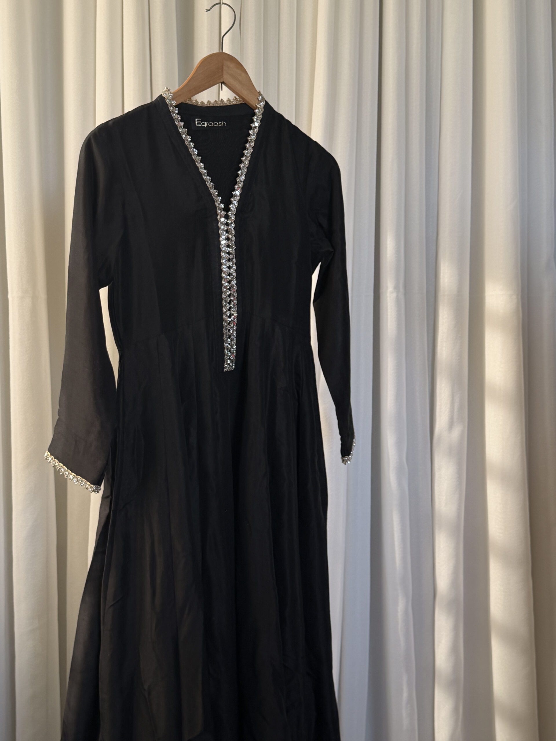 Black Anarkali 3 Piece Suit – SC-103 Summer Couture 2026 - Image 2