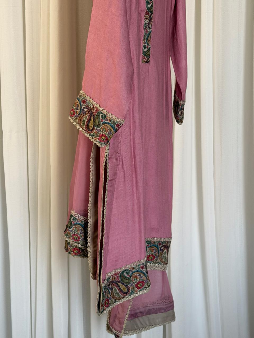 Hand Embroidered Royal 3 Piece Suit with Sheer Dupatta | SC-177 Summer Couture 2026 - Image 6