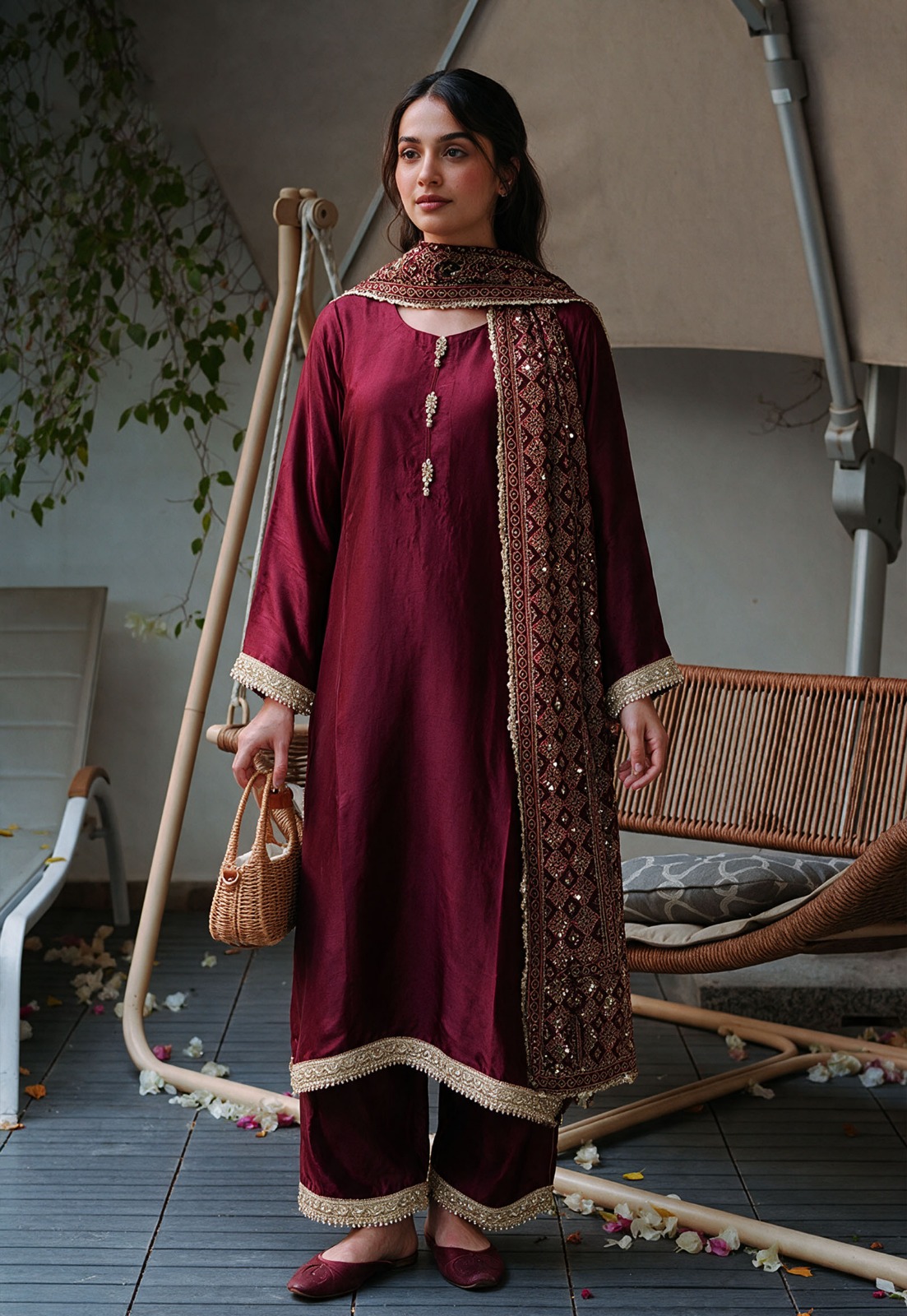 EQRAASH Premium Block Print Stitched Suit for Women | Elegant Everyday Wear-14023