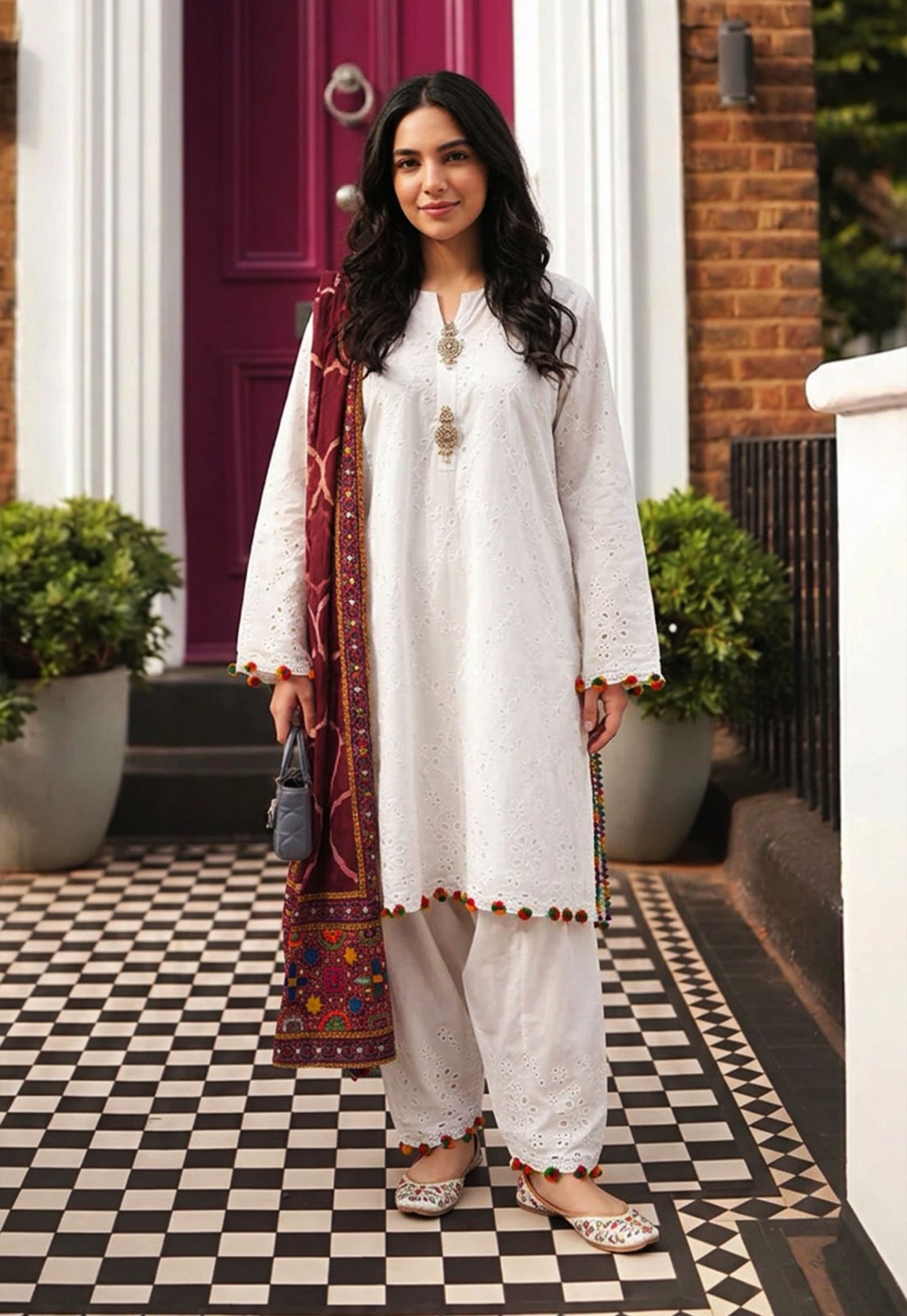 EQRAASH Premium Stitched Block Print Suit for Women | Soft & Comfortable